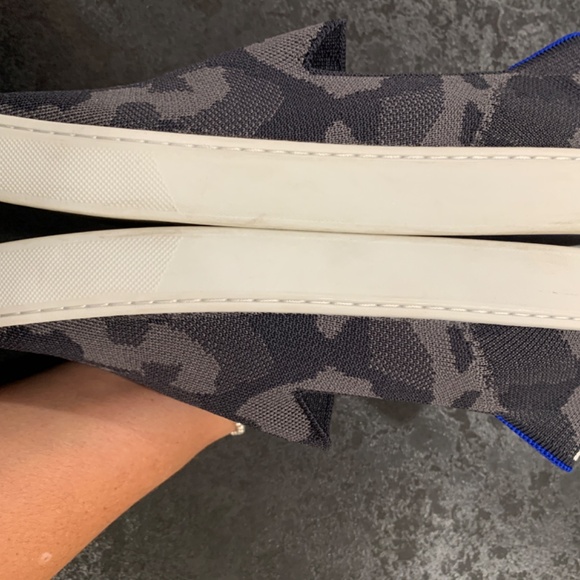 Rothy’s Slip-On Sneaker in Grey Camo, Size 7.5 - Picture 6 of 8